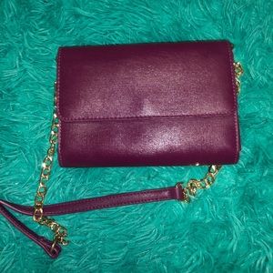 purple crossbody bag
